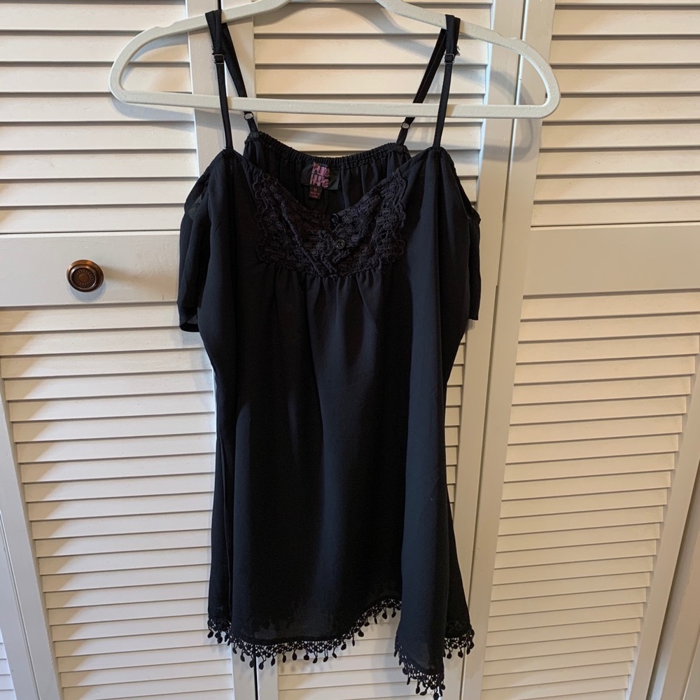 Flowy off shoulder dress